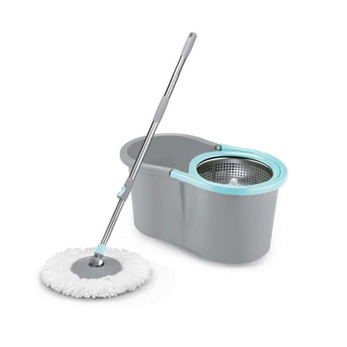 Швабра з відром з автоматичним віджимом телескоп.ручка 49*26*22см/125см Stenson MH-6007