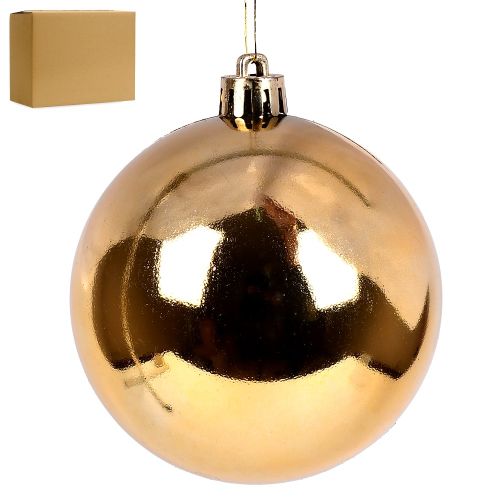 Ялинкові кульки 8см "Глянець" 50шт/уп Stenson 9191G-8