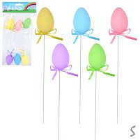Декор великодній "Easter eggs" 6шт/уп 20см Stenson R40511