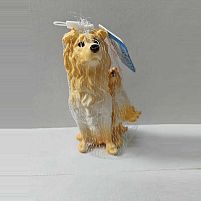 Песики 907-1 гумові, висота 17.5см та 10см, пискавки, сидяче положення, у сітці