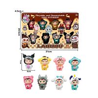 Набір героїв ZS 222-107 герой, 8 фігурок, висота 7х5 см, в коробці