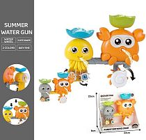 Гра для ванни HG 5185 2 види, розмір: 22х5х21 см, 2 чаші, рухомі шестерні, на присосках, в коробці