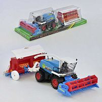 Комбайн Igrusha 0488-140 (36) 2 вида, инерция, в слюде