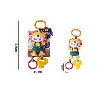 Брязкальце 688 M44 “Левенятко”, текстильне, кріплення для підвішування, прорізувач, в пакеті