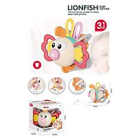 Брязкальце 6058 прорізувач, pop-it, тріскачка, гумові елементи, обертові елементи, в коробці