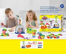 Тісто для ліплення XS 9142-2 5 кольорів, форми, інструменти, екструдер, в коробці