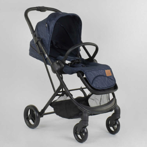 Коляска дитяча прогулянкова Joy Liliya 66916 (колір СИНІЙ, футкавер) фото 3
