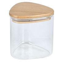 Банка з бамбуковою кришкою "Bermuda" 600мл 10*10см Stenson R99335-10