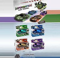 Трансформер XL 91857-1 Штрих=10615 4 види, довжина машинки 13 см, пластикові колеса, в коробці, ВИДАЄТЬСЯ ТІЛЬКИ МІКС ВИДІВ