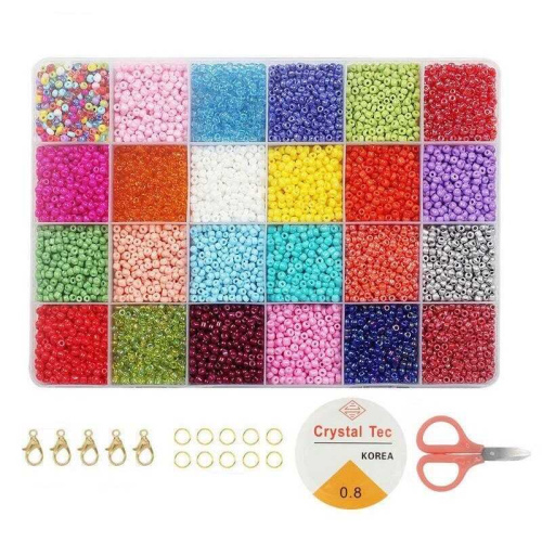 Набір бісеру 1199-70 ножиці, ліска, фурнітура, в боксі