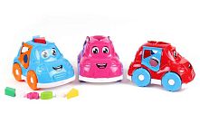 Автомобіль 5927 (6) "Technok Toys" 3 кольори, геометричні фігури, сортер, 25 см, в пакеті