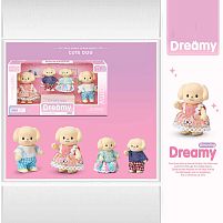 Флоксові тварини 6699 A 8 “Собачки”, 4 штуки, рухомі кінцівки, в коробці, ВИДАЄТЬСЯ ТІЛЬКИ МІКС ВИДІВ