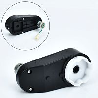 Рульовий редуктор в зборі з мотором для дитячого електромобіля Bambi Racer M 6149-ST GEAR (24V, RPM6000, отвір під вісь: Ø10 мм, ↔17 см)