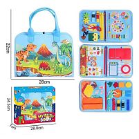 Логічна папка 25015 A фетр, ремінці, рухомі елементи, шнурівка, одяг, годинник, в коробці