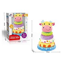 Пірамідка 678-15 "Лось", м'яка, текстильна, в коробці