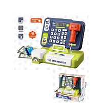 Касовий апарат CF 8251 звук, підсвічування, калькулятор, сканер, в коробці