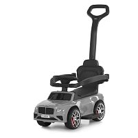 Каталка-толокар Bambi M 6252EL-11 (колеса: Ø5,5"/EVA, батьк. ручка, страхувальний бампер, сидіння: екошкіра, музика, до 30 кг)