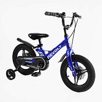 Велосипед дитячий двоколісний 14" Corso «REVOLT» MG-14015 МАГНІЄВА РАМА, ЛИТІ ДИСКИ, ДИСКОВІ ГАЛЬМА, зібран на 75%