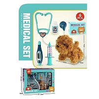 Набір ветеринара 832-195 собачка, висота 15 см, в коробці