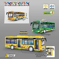 Автобус 7730 2 кольори, інерція, звук, підсвічування, у пакеті