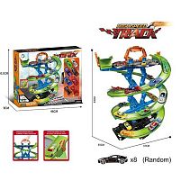 Трек 011-97 8 металопластикових машинок, в коробці