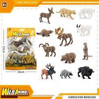 Набір тварин YJ 718 “Дикі тварини”, 12 штук, в пакеті