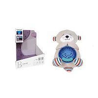 Нічник FM 666-60 “Видра”, звуки, музика, проєктор, підсвічування, регулювання гучності, на батарейках, знімний музичний блок, в коробці