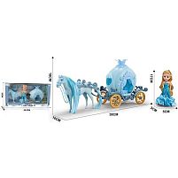 Карета 1923 A розмір: 38х10х18 см, висота ляльки: 17 см, знімна сукня, в коробці