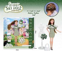 Лялька SK 027 висота 30 см, манекен, сумочка, в коробці