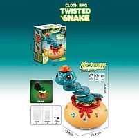 Музична іграшка YJ 388-83 "Змія", акумулятор 3.7 V, USB-Type C кабель, світло, музика, беззвучний режим, колеса вільного ходу, в коробці