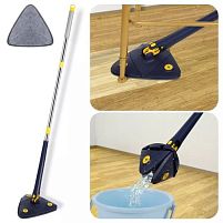 Швабра універсальна трикутна з віджиманням 119*27см Stenson R90434-M