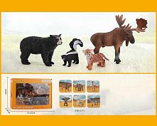 Набір тварин WL 665-35 4 тварини, в коробці