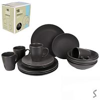 Набір столового посуду 16пр/наб (тарілка 26+20см, супниця 20см, чашка 420мл) Stenson MC5578-2