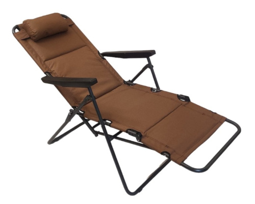 Розкладне крісло-шезлонг Senya Фііджи (45*51*157 см., наповнювач: синтапон, 8-м положень спинки, з підлокотниками,навантаження до 100 кг.) фото 2