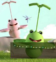 Дитячий джампінг C 69768 2 види, ВИДИАЄТЬСЯ МІКС, "Жабка", підсвічування, насос, у коробці