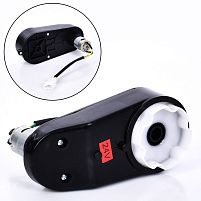 Редуктор колеса в зборі з мотором для дитячого електроквадроцикла Bambi Racer M 6127-GEAR BOX (24V, 20000RPM, вісь: Ø12 мм, ↔17 см)