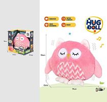 М’яка інтерактивна іграшка 988-75 3 режими роботи, мелодії, повторюшка, вібрує, вбудований акумулятор, Type-C, в коробці