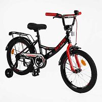 Велосипед дитячий двоколісний 18" Corso MAXIS CL-18639 ручне гальмо, дзвіночок, додаткові колеса, ЗІБРАНИЙ НА 75%, в коробці