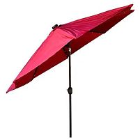 Парасолька "Кафе" з led-підсвічуванням антивітер з нахилом 3м 8сп Stenson MH-5307