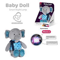 Нічник MBQ 665-8 вбудований акумулятор, USB Type-C кабель, підсвічування, мелодії, нічник, таймер вимкнення, регулювання гучності, в коробці