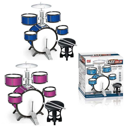 Барабанна установка 3988 2 кольори, в коробці