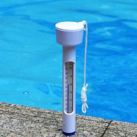 Термометр Intex 28093 (для басейну, діапазон вимірювання: 0-50°C / 30-120°F, мотузка для кріплення)