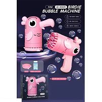 Пістолет з мильними бульбашками C 575-15 A / C 575-15 B на батарейках, автоматичний принцип роботи, мильний розчин, в коробці