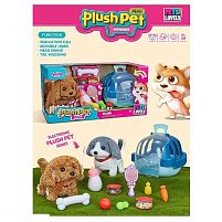 Улюбленець MC 1064 песик, гавкає, пищить (пискавка), ходить, рухає хвостом, переноска, аксесуари, в наборі