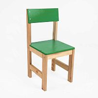 Стільчик дитячий С-50582 колір - зелений, висота від підлоги до сидіння 28 см