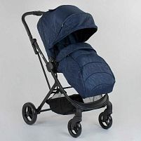 Коляска дитяча прогулянкова Joy Liliya 66916 (колір СИНІЙ, футкавер)