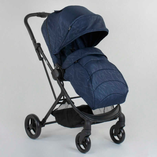 Коляска дитяча прогулянкова Joy Liliya 66916 (колір СИНІЙ, футкавер)