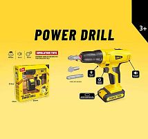 Шуруповерт T 2075 автоматичний принцип роботи, знімний акумуляторний блок, підсвічування, реверс, аксесуари, в коробці