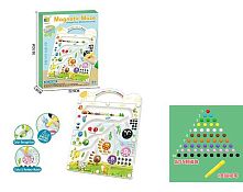 Магнітна гра TSQ-55 стилус, сортер за кольорами й цифрами, в коробці