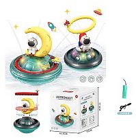 Гра для ванни 8366-54 А “Астронавт”, звук, підсвічування, сенсорні датчики води, пускає фонтанчик, в коробці